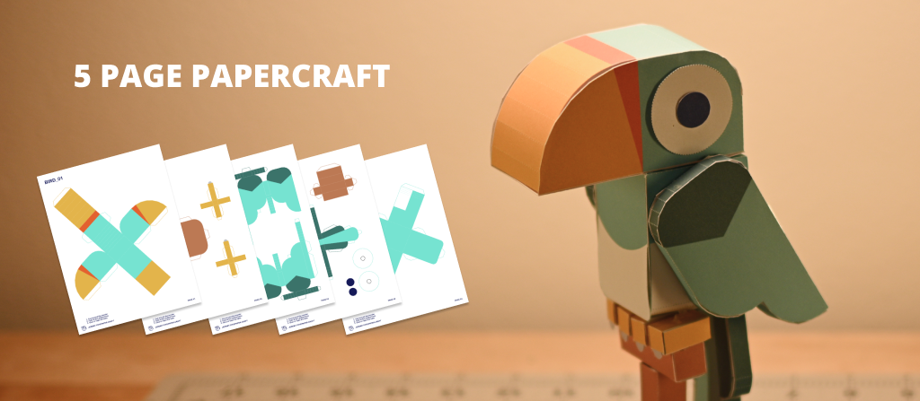 Paper-craft Bird_01