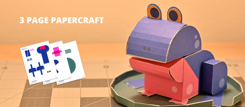 Paper-craft Frog_01